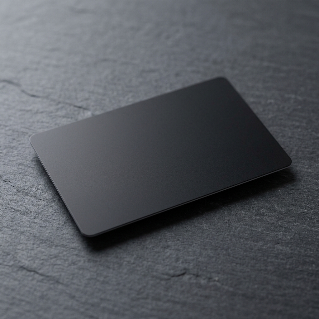 Класическа черна NFC карта без печат