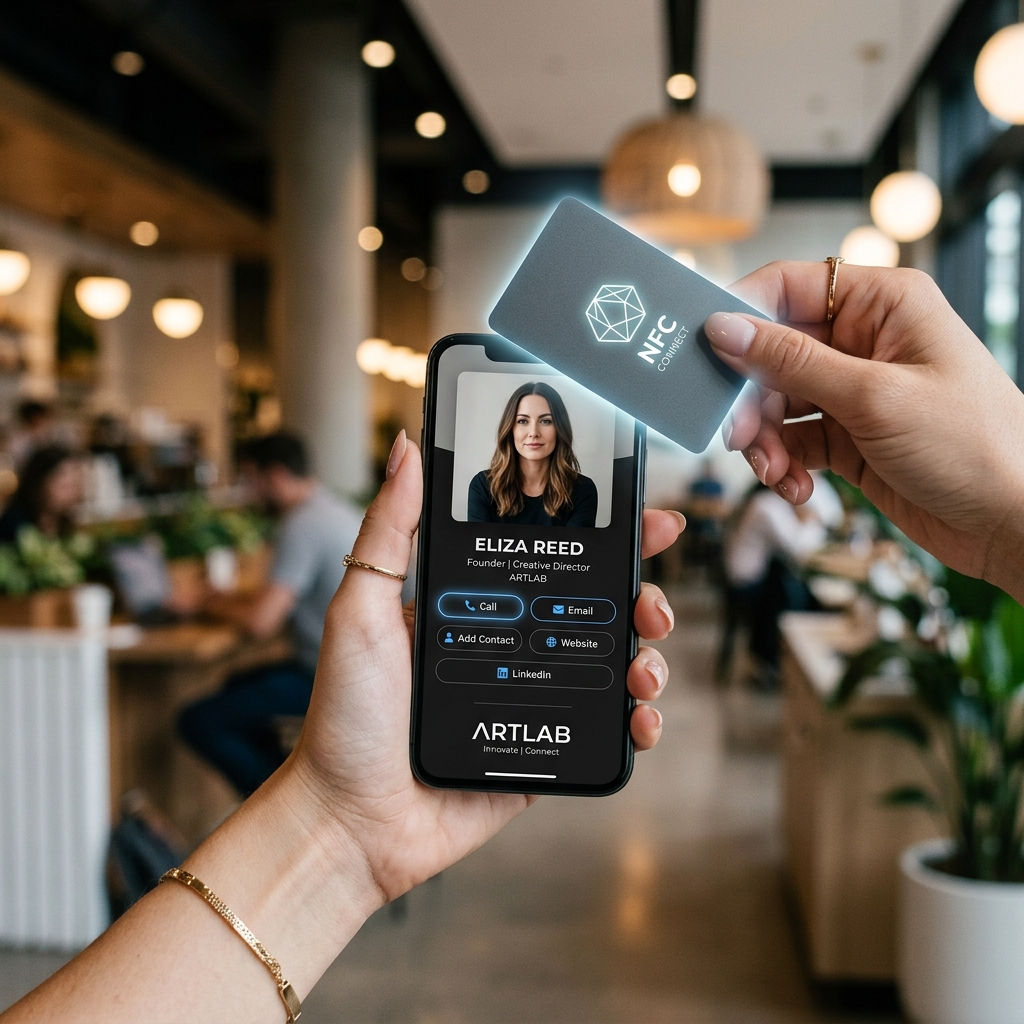 Демонстрация на сканиране на NFC карта с телефон