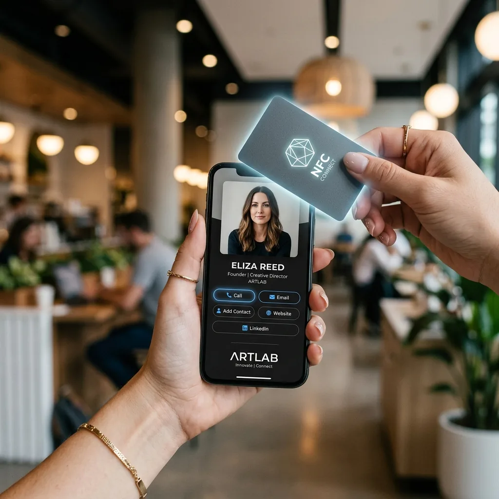 Демонстрация на сканиране на NFC карта с телефон